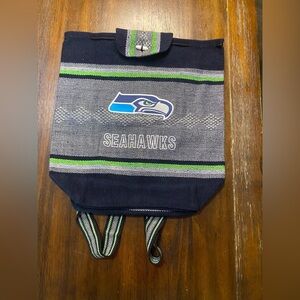 Seattle Seahawks Woven Baja Style Backpack/Totebag